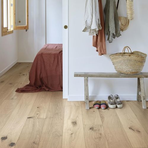 Mehrschichtparkett - OAK EDELWEISS  - Upofloor - Fichte / Kiefer / gebürstet