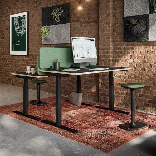 Bodenstehender Schreibtisch - TENSOS VELO - ASSMANN BÜROMÖBEL GMBH & CO. KG - modern / Holz / gerade