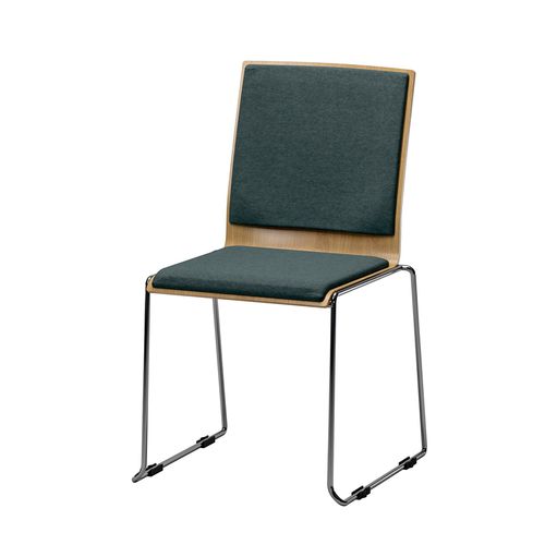 Moderner Stuhl - RAVENNA - ASSMANN BÜROMÖBEL GMBH & CO. KG - für den Innenraum / Leder / Holz