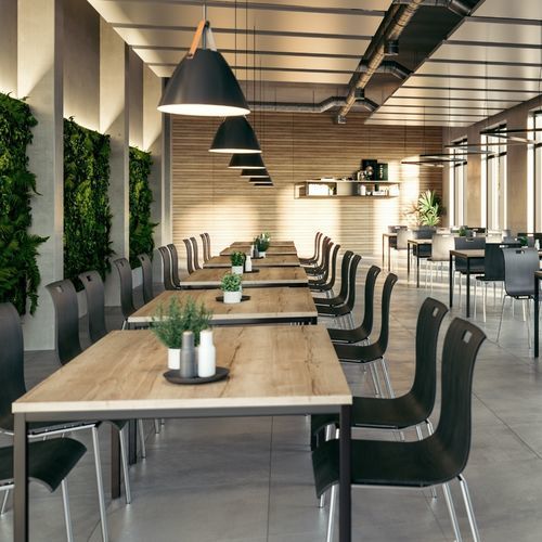 Moderner Besprechungstisch - PONTIS - ASSMANN BÜROMÖBEL GMBH & CO. KG - Holz / Gestell aus Aluminium / rechteckig