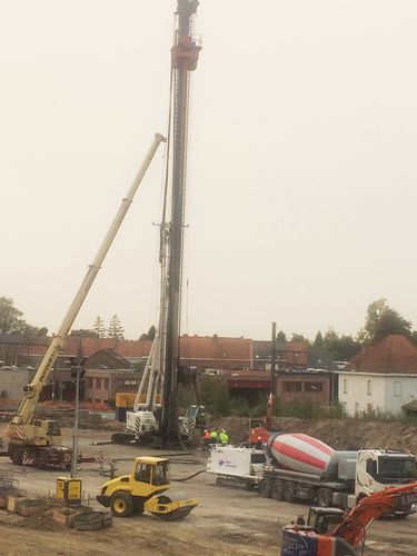 Bohrpfahl - OMEGA 	 - FRANKI FOUNDATIONS BELGIUM - Schraub / Mineralwerkstoff / Fundament