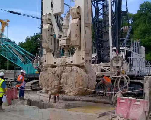 Metallspundwand - DIAPHRAGM WALL - FRANKI FOUNDATIONS BELGIUM