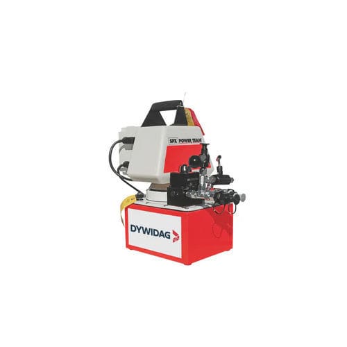 Ölpumpe - DYWIDAG-Systems International (DSI) - mit Hydraulikmotor / Aluminium / Stahl