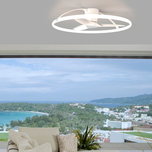 Deckenventilator für den Innenraum - NEPAL  - Mantra - Holz / Metall / mit integrierter LED