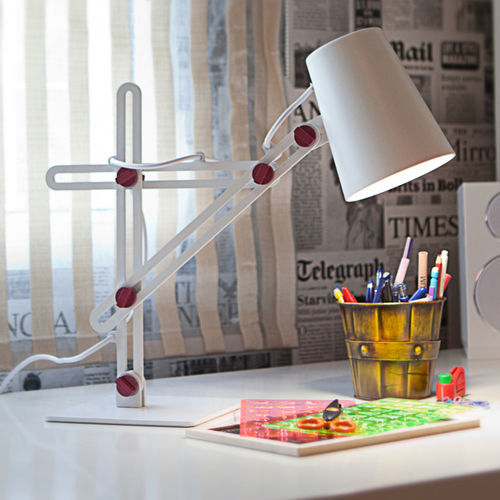 Tischlampe - LOOKER  - Mantra - Aluminium / Holz / modern