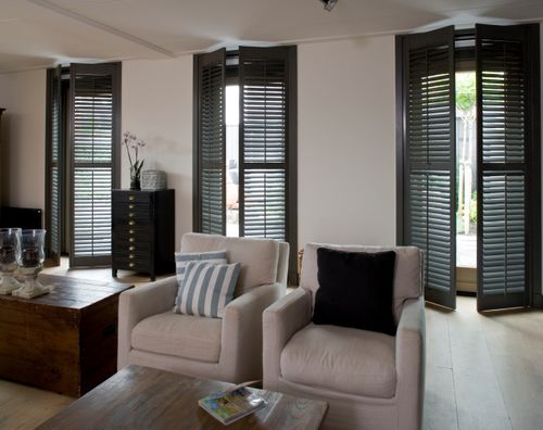 Einflügeliger Fensterladen - JASNO SHUTTERS France - Holz / Tür