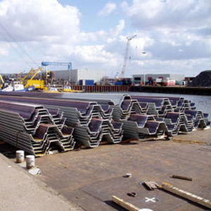 Berliner-Spundwand - Ballast Nedam - Metall / verstärkend