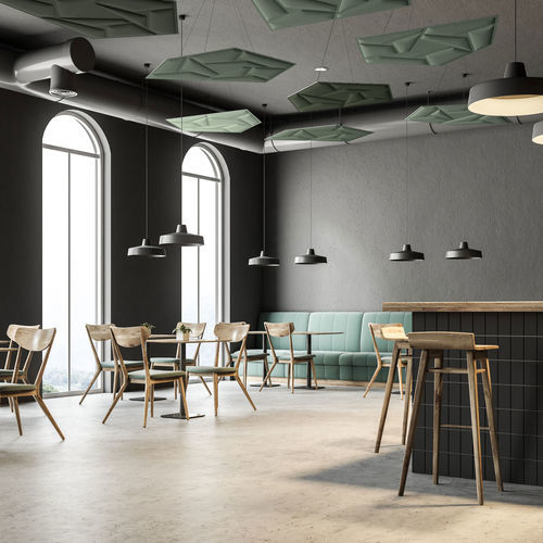 Akustikplatte für Decke - GEN_VMT PENRAY 01 Cloud - Vicoustic - Innovative Acoustic Solutions - für abgehängte Decken / hängend / PET