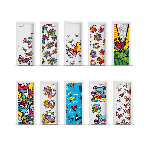 Tür für Innenbereich - Britto Loves  - Bertolotto Porte - Holz / einflügelig / Schiebe