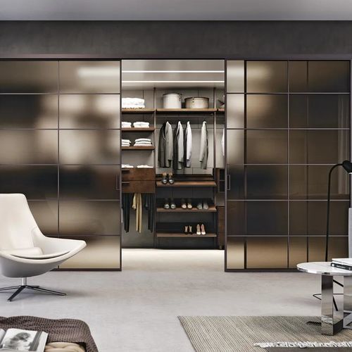 Glasschiebesystem - PLANA SYSTEM NEVADA - Bertolotto Porte - Aluminium / Tür / Glastüren