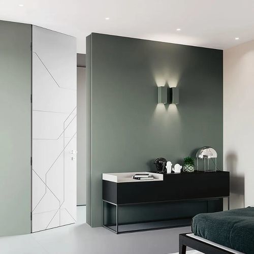 Tür für Innenbereich - LONDON INDIVIDUAL - Bertolotto Porte - einflügelig / minimalistisch / Glas