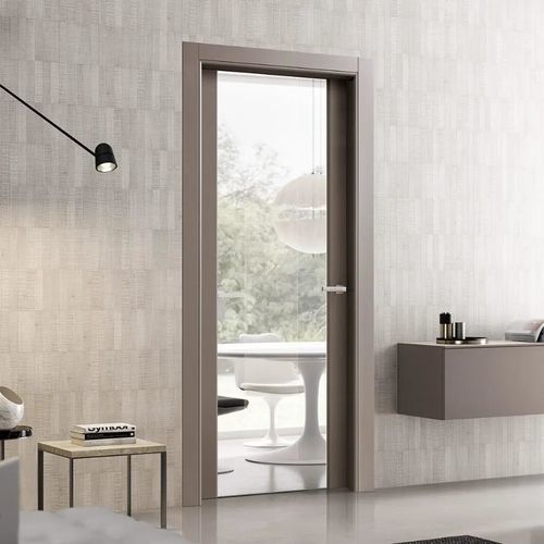 Tür für Innenbereich - SELESTA 3002 - Bertolotto Porte - Glas / MDF / melaminbeschichtet