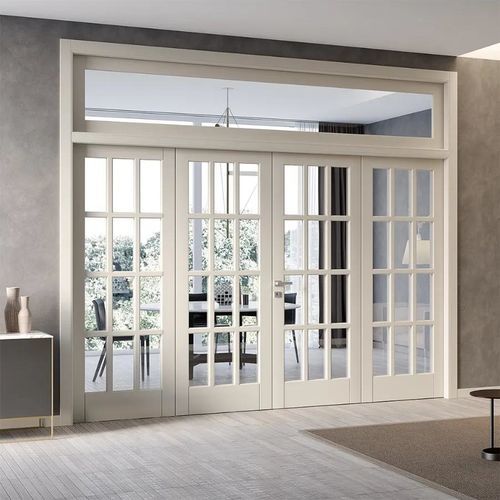 Tür für Innenbereich - 2001 F12 - Bertolotto Porte - MDF / Tanne / Glas