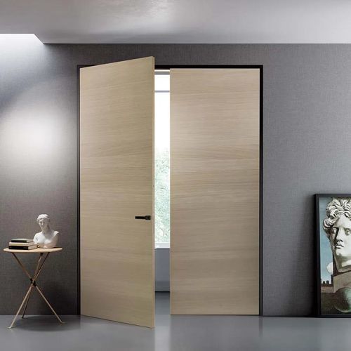 Tür für Innenbereich - DOGA HORI - Bertolotto Porte - Massivholz / Natureiche / MDF
