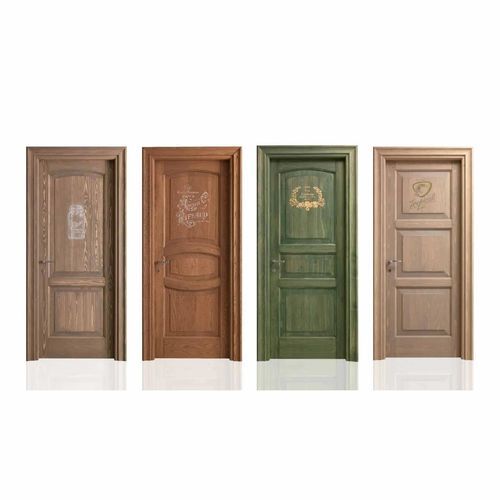 Tür für Innenbereich - ELECTA SERIE 15 P - Bertolotto Porte - Massivholz / einflügelig / klassisch