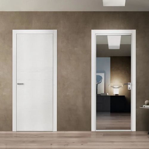 Tür für Innenbereich - GRAFITE GLASS - Bertolotto Porte - Glas / Laminat / MDF