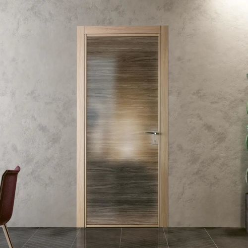 Tür für Innenbereich - GRAFITE GLASS SATINATO BRONZO - Bertolotto Porte - Glas / Laminat / MDF