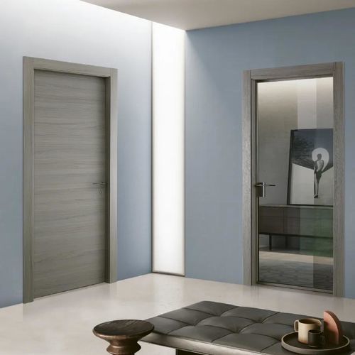 Tür für Innenbereich - GRAFITE GHIANDA GLASS - Bertolotto Porte - Laminat / MDF / melaminbeschichtet