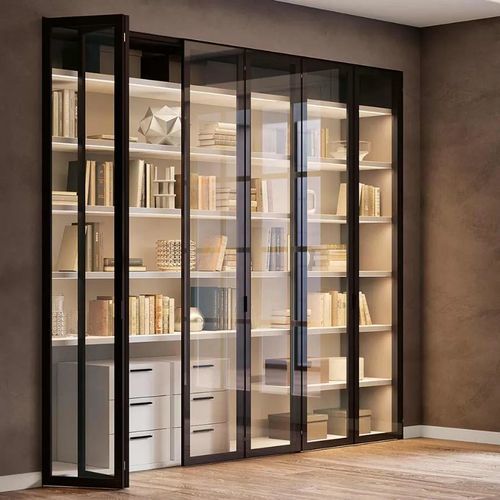Modul-Kleiderschrank - SPACEWALL - Bertolotto Porte - modern / Holz / Hartglas