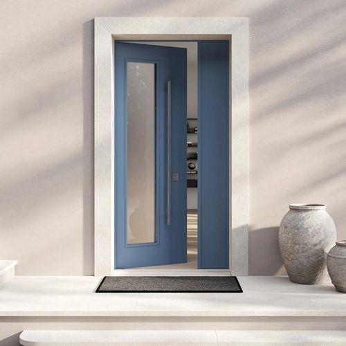Eingangstür - REGULAR SP02 - Bertolotto Porte - Aluminium / einflügelig / einflügelig