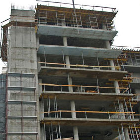 Paneel-Vorhangfassade - Heberger System-Bau - Stahlbeton