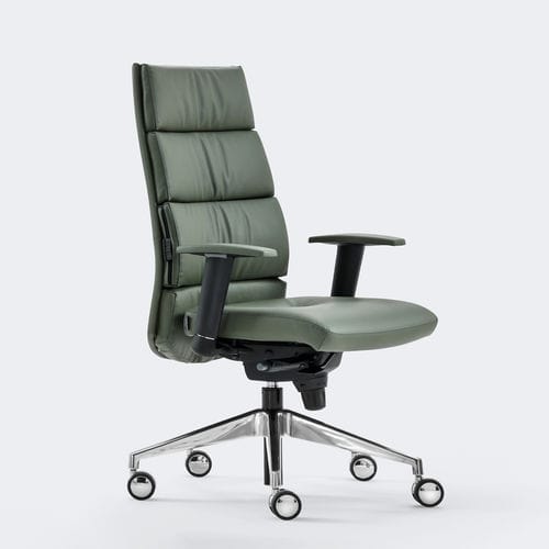 Moderner Bürosessel - TRENDY FIRST CLASS - Aresline - Stoff / Leder / Kunstleder