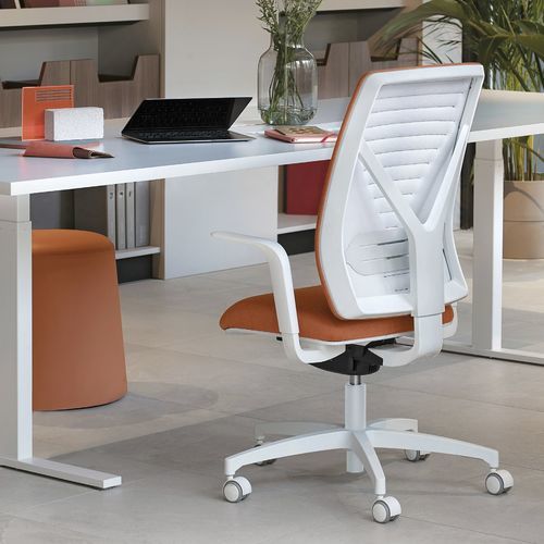 Moderner Bürostuhl - DOTWAY  - Aresline - Stoff / Kunststoff / Gestell aus Aluminium