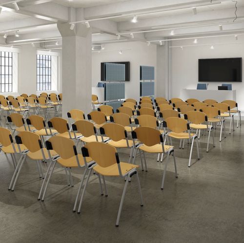 Moderner Konferenzstuhl - OMNIA CONTRACT - Aresline - für den Innenraum / Polypropylen / Nylon