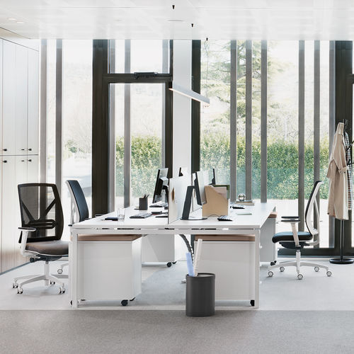 Design-Bürosessel - DOTWAY - Aresline - Stoff / Kunststoff / Polster