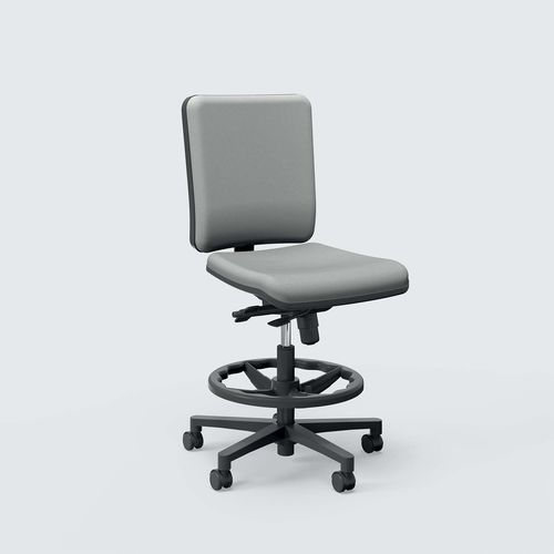 Moderner Bürohocker - SMART - Aresline - Polypropylen / Gestell aus Aluminium / Gestell aus poliertem Aluminium