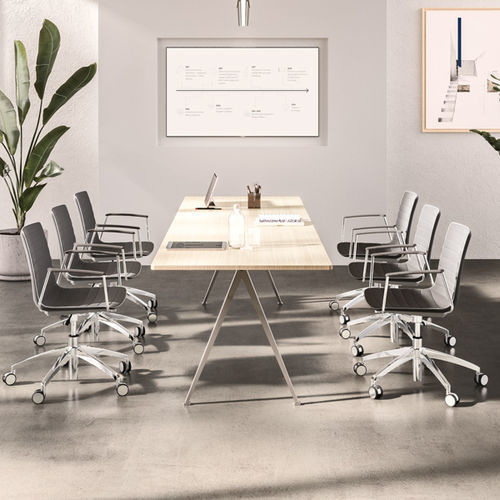 Moderner Bürostuhl - AIRA  - Aresline - für den Innenraum / Polypropylen / poliertes Aluminium