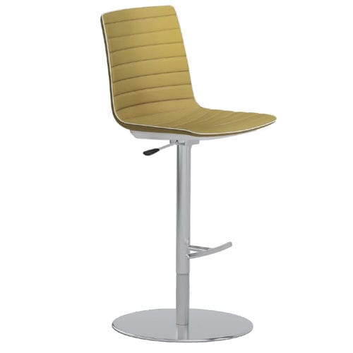 Moderner Barhocker - AIRA - Aresline - Stoff / Polypropylen / Aluminium