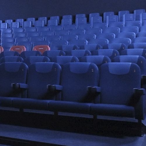 Moderner Hörsaalstuhl - KINO - Aresline - für den Innenraum / Stoff / Gestell aus Metall