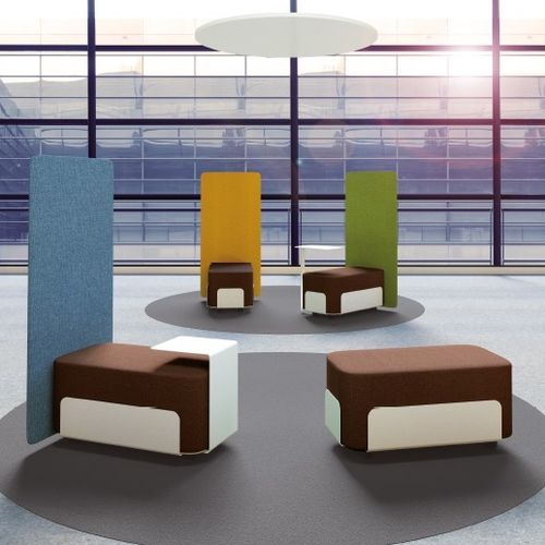 Sitzkissen / originelles Design - PRIVÉE - Aresline - Stoff / rechteckig / modular