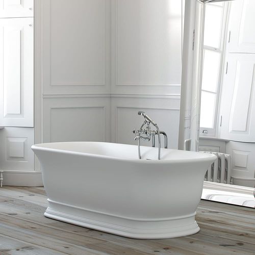 Ovale Badewanne - MARLOW - IMPERIAL BATHROOMS LIMITED - freistehend / für Wohnungen / Verbundwerkstoff