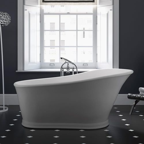 Ovale Badewanne - HAMPTON - IMPERIAL BATHROOMS LIMITED - freistehend / für Wohnungen / Verbundwerkstoff