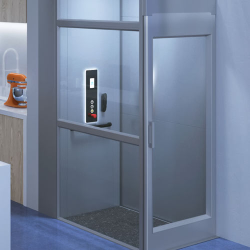 Elektrischer Aufzug - H100 - ThyssenKrupp Fahrtreppen - für Privathaushalt / für Tertiärsektor / Panorama