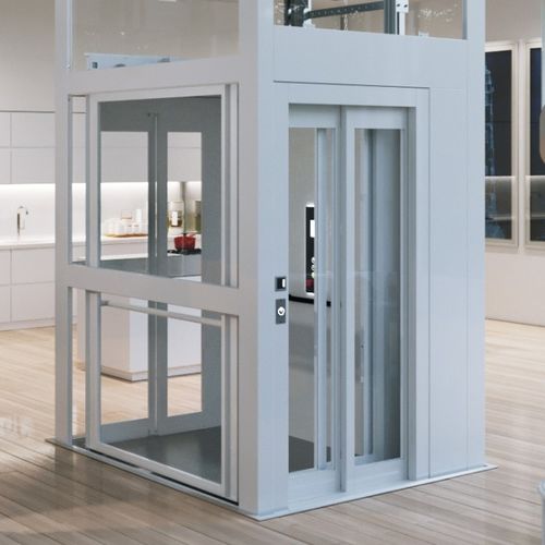Elektrischer Aufzug - H300  - ThyssenKrupp Fahrtreppen - für Privathaushalt / Panorama / für den Innenraum