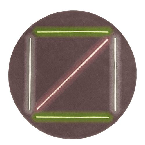 Moderner Teppich - Diagonal Of Love - Tai Ping Carpets - mit geometrischen Motiven / Wolle / rund