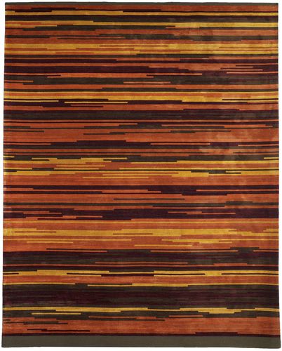 Moderner Teppich - Limouna I - Tai Ping Carpets - Streifenmuster / Sisal / Wolle