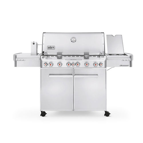 Gas-Gartengrill - SUMMIT® S-670 GBS® - Weber EUROPE - auf Rollen / Edelstahl