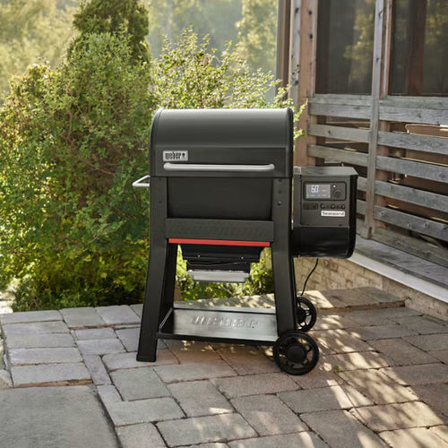 Holzpellets-Gartengrill - SEARWOOD&reg; - Weber EUROPE - für professionellen Einsatz / auf Rollen / Tisch