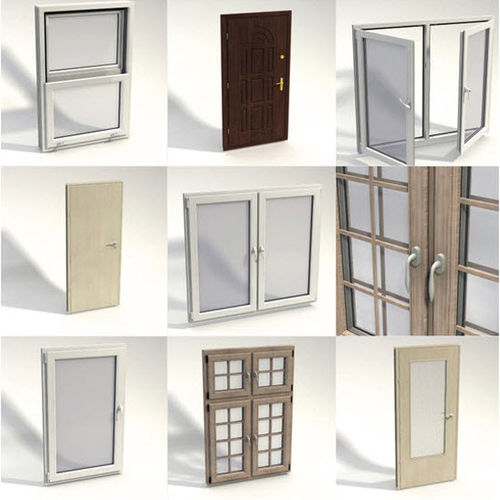 2D/3D Objektbibliothek - DOORS & WINDOWS DETAILS - DOSCH DESIGN