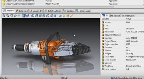 Datenverwaltungssoftware - SOLIDWORKS® ENTERPRISE PDM - Dassault Systèmes SolidWorks Corp - für Betonkonstruktion