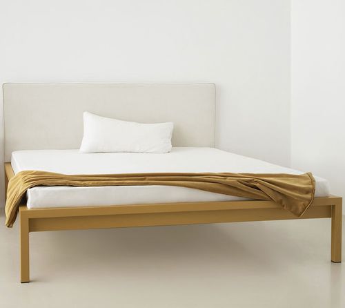 Doppelbett - PURE - Hans Hansen Furniture - modern / gepolstertes Kopfteil / Stoff