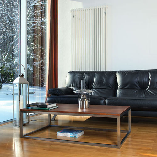 Moderner Couchtisch - H 714 SIMPLE - Hans Hansen Furniture - Glas / Massivholz / HPL