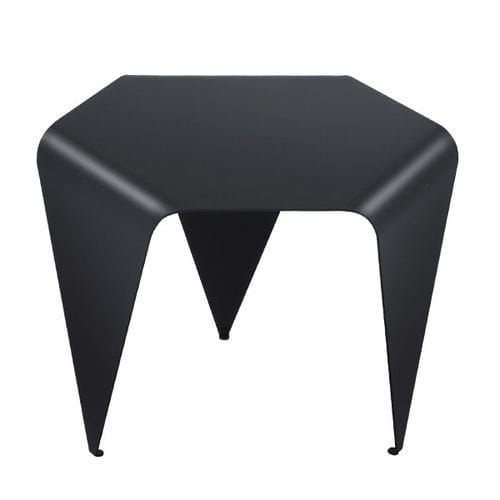 Moderner Beistelltisch - H 145 BEE - Hans Hansen Furniture - pulverbeschichteter Stahl / Gestell aus heißlackiertem Stahl / sechseckig