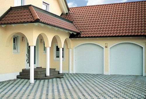 Schiebetor für Garage - TÉRAL - LAKAL - Aluminium / automatisch