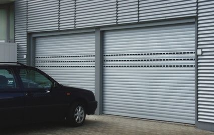 Rolltor für Garage - FORTISSIMO - LAKAL - Aluminium / automatisch