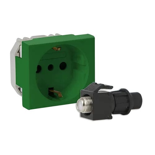 Antennensteckdose - AVE S45 - Ave - wandmontiert / Unterputz / modern